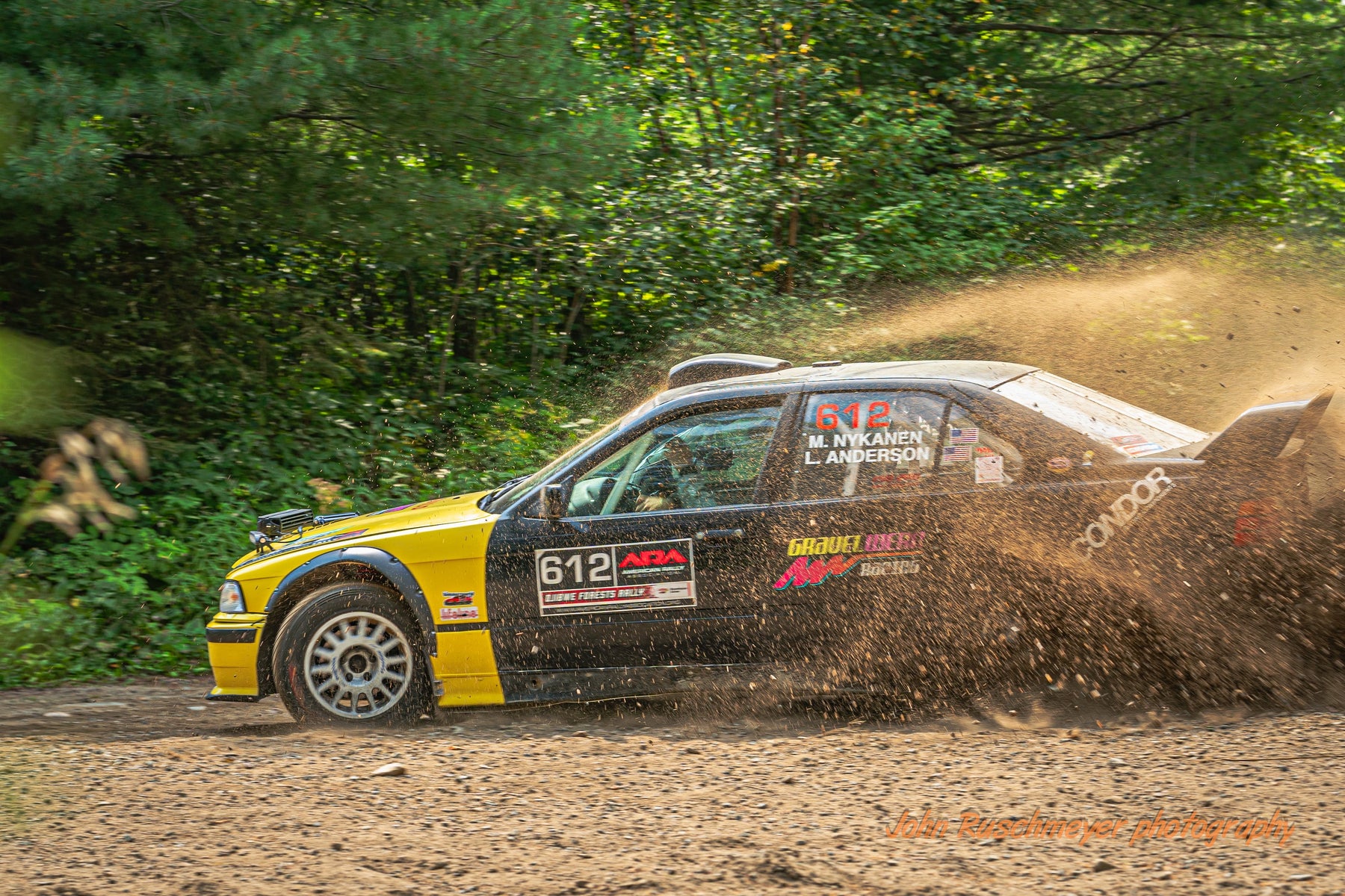 Gravelwerx Racing Win 2024 Ojibwe Forest Rally In Condor Equipped E36