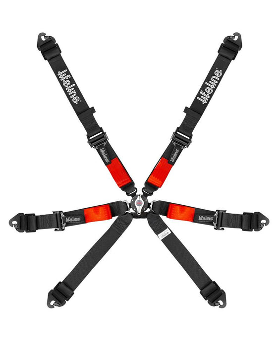 Lifeline Woodcote 6-Point Harness (FIA Approved)